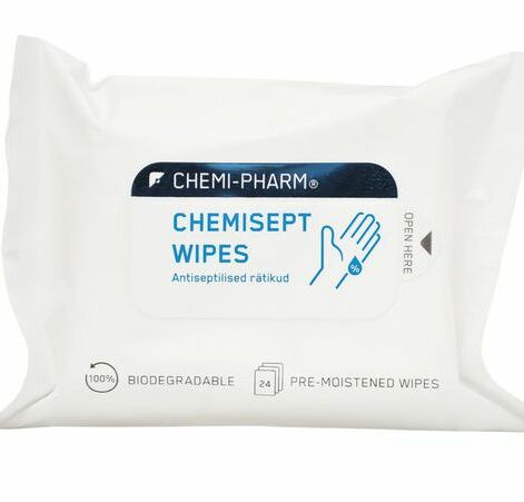 Chemi-Pharm Chemisept Wipes n24, 72%